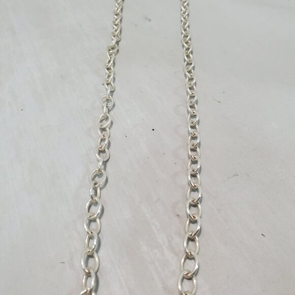 Banana Republic necklace features a chunky silver-toned chain and dagger - Picture 5 of 7